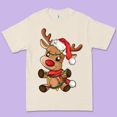 Baby Christmas Reindeer Premium Tee Designed By Adodesignshop
