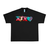 Black xoxo guarnsey cow Urban Heavy Tee - AdoDesignShop