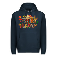 Navy cinco de mayo lady Premium Hoodie - CowGirlArtShop