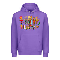 Purple cinco de mayo lady Premium Hoodie - CowGirlArtShop