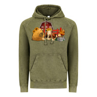 Vintage Olive Red Barn Farm Animals Vintage Hoodie - Jasminsmagicworld