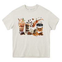Cream black every month melanin coffee cups Heavy Core Tee - JahusDesignShop