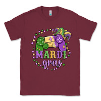 Burgundy mardi gras game Classic Tee - MaliasSmallBusiness