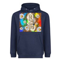 Navy be you with daisies Heavyweight Hoodie - TumblerDesignByShophia