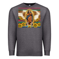 Charcoal Heather our lady of guadalupe Premium Sweatshirt - TumblerDesignByShophia