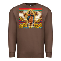Chestnut our lady of guadalupe Premium Sweatshirt - TumblerDesignByShophia