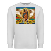 Dove Grey our lady of guadalupe Premium Sweatshirt - TumblerDesignByShophia