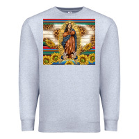 Heather Grey our lady of guadalupe Premium Sweatshirt - TumblerDesignByShophia