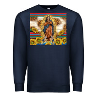 Navy our lady of guadalupe Premium Sweatshirt - TumblerDesignByShophia
