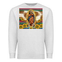 Oatmeal Heather our lady of guadalupe Premium Sweatshirt - TumblerDesignByShophia