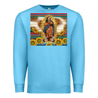 Ocean Blue our lady of guadalupe Premium Sweatshirt - TumblerDesignByShophia