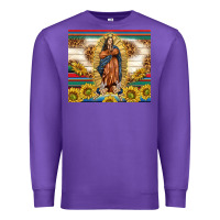 Purple our lady of guadalupe Premium Sweatshirt - TumblerDesignByShophia