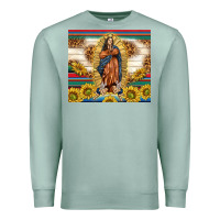 Seafoam our lady of guadalupe Premium Sweatshirt - TumblerDesignByShophia