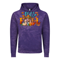 Cloud Purple hello fall heifer cow Vintage Hoodie - RanaPortraitStore
