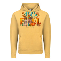 Vintage Mustard hello fall heifer cow Vintage Hoodie - RanaPortraitStore