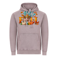 Vintage Zinc hello fall heifer cow Vintage Hoodie - RanaPortraitStore
