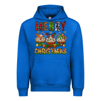 Cobalt merry christmas with cupcake bbs Urban Hoodie - BundleAndBundleShop