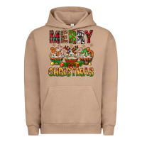 Pigment Burro merry christmas with cupcake bbs Urban Hoodie - BundleAndBundleShop