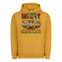 Pigment Peanut Butter merry christmas with cupcake bbs Urban Hoodie - BundleAndBundleShop