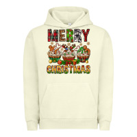 Pigment Pistachio merry christmas with cupcake bbs Urban Hoodie - BundleAndBundleShop