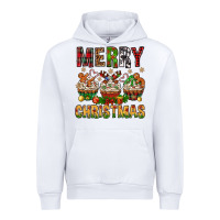 White merry christmas with cupcake bbs Urban Hoodie - BundleAndBundleShop