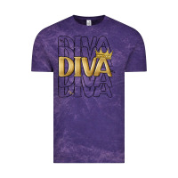 Cloud Purple diva Vintage Tee - MaliasSmallBusiness