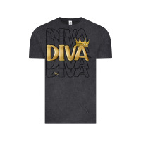 Vintage Black diva Vintage Tee - MaliasSmallBusiness