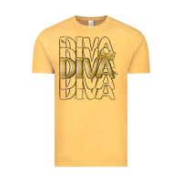 Vintage Mustard diva Vintage Tee - MaliasSmallBusiness