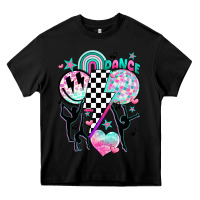Black retro dance Heavy Core Tee - JahusDesignShop