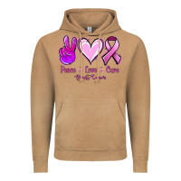 Vintage Camel Peace Love Cure Breast Cancer Vintage Hoodie - Jasminsmagicworld