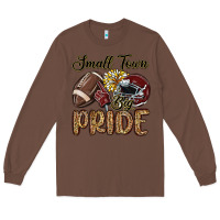 Chestnut small town big pride maroon yellow Long Sleeve Tee - MaliasSmallBusiness