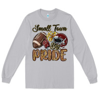 Moon Dust small town big pride maroon yellow Long Sleeve Tee - MaliasSmallBusiness