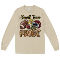 Small Town Big Pride Maroon Yellow Long Sleeve Tee | Teevron