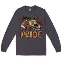 Smoke small town big pride maroon yellow Long Sleeve Tee - MaliasSmallBusiness