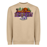 Mushroom small town big spirit basketball Heavyweight Sweatshirt - NancyCooperArtShop