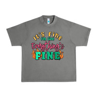 Tornado its fine im dine everythings fine Urban Heavy Tee - MaliasSmallBusiness