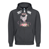 Smoke Just a girl who loves chickens Zipper Hoodie - Bettercallsaul