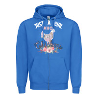 Just A Girl Who Loves Chickens Zipper Hoodie | Teevron