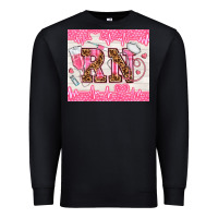 Black nurse rn Premium Sweatshirt - TumblerDesignByShophia