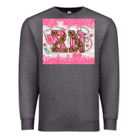 Charcoal Heather nurse rn Premium Sweatshirt - TumblerDesignByShophia