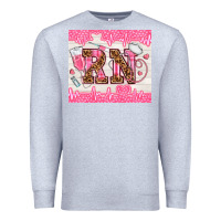 Heather Grey nurse rn Premium Sweatshirt - TumblerDesignByShophia