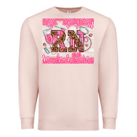 Pale Pink nurse rn Premium Sweatshirt - TumblerDesignByShophia