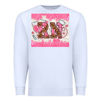 White nurse rn Premium Sweatshirt - TumblerDesignByShophia