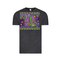 Vintage Black mardi gras fleur de lis Vintage Tee - MaliasSmallBusiness