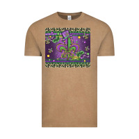 Vintage Coffee mardi gras fleur de lis Vintage Tee - MaliasSmallBusiness