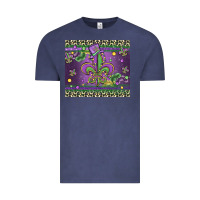 Vintage Denim mardi gras fleur de lis Vintage Tee - MaliasSmallBusiness