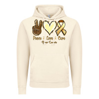 Vintage Artic Peace Love Cure Bone Cancer Vintage Hoodie - Jasminsmagicworld