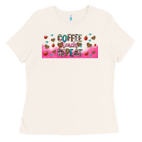 Bone coffee teach repeat teacher libbey glass Ladies Tee - HRA Design Shop
