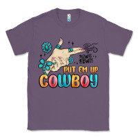 Lavender western turquoise put em up cowboy Classic Tee - MaliasSmallBusiness