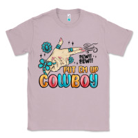 Lilac western turquoise put em up cowboy Classic Tee - MaliasSmallBusiness